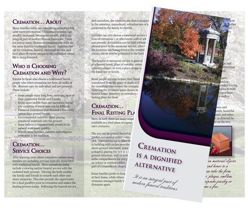 Cremation Brochure - Cremation Is A Dignified Alternative