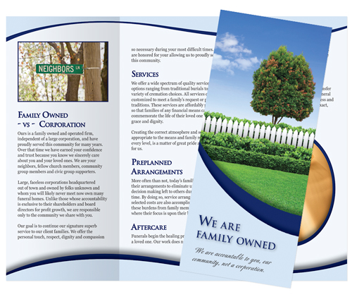 Family Owned Brochure - We Are Family Owned