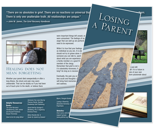 Grief Brochure - Losing a Parent (Image)