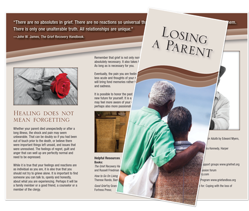 Grief Brochure - Losing a Parent (Embracing)